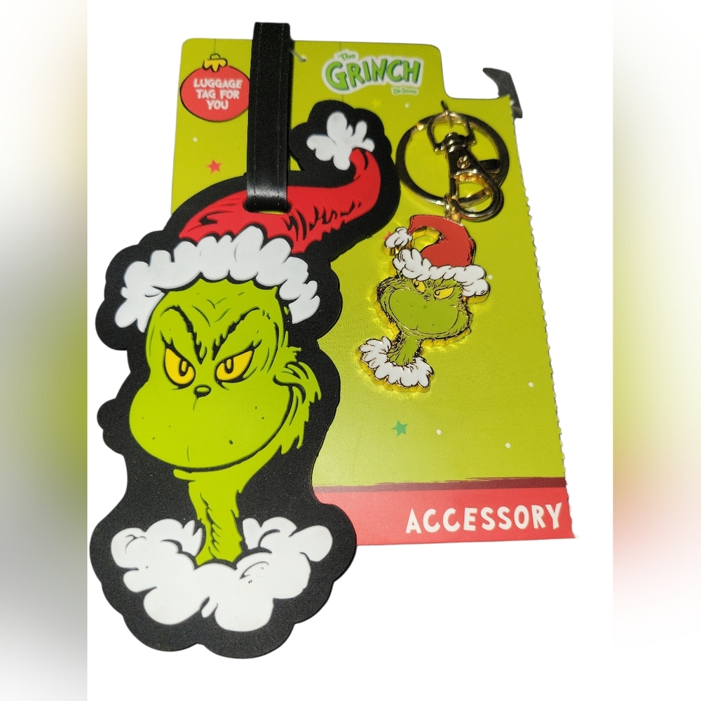 Dr. Seuss Grinch Key & Card Holder - Green and Red